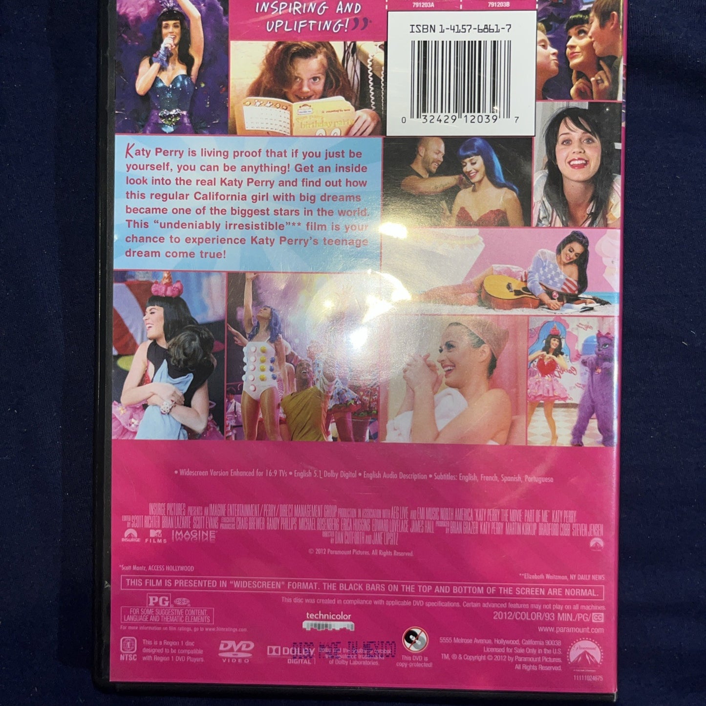 Katy Perry The Movie: Part of Me [DVD] Sealed