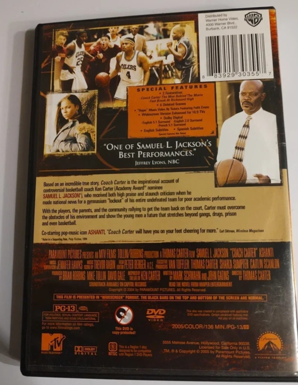 Coach Carter (DVD, 2013)  Like New