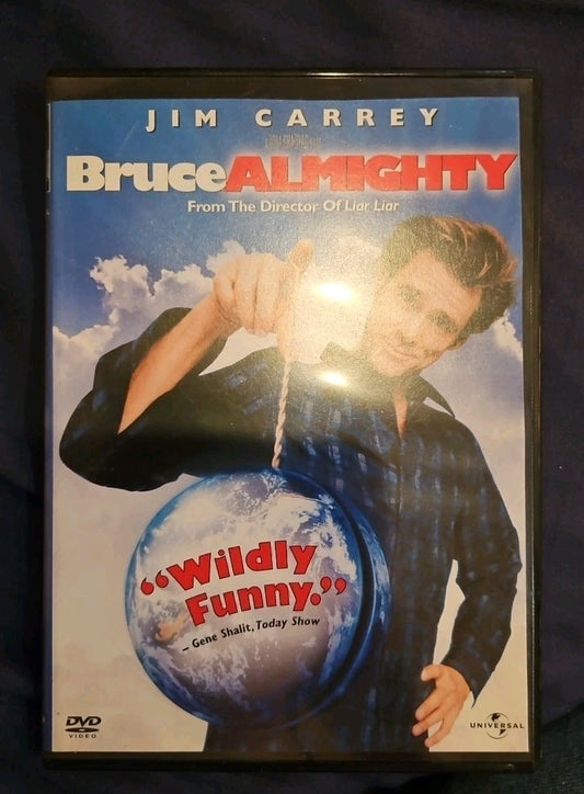 Bruce Almighty (DVD, 2003) Slimcase. Cropped Sleeve.