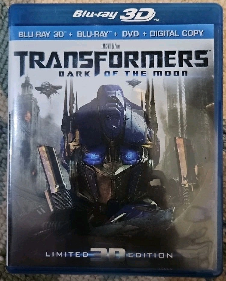 Transformers: Dark of the Moon (Blu-ray 3D, 2011) New. No Digital Download
