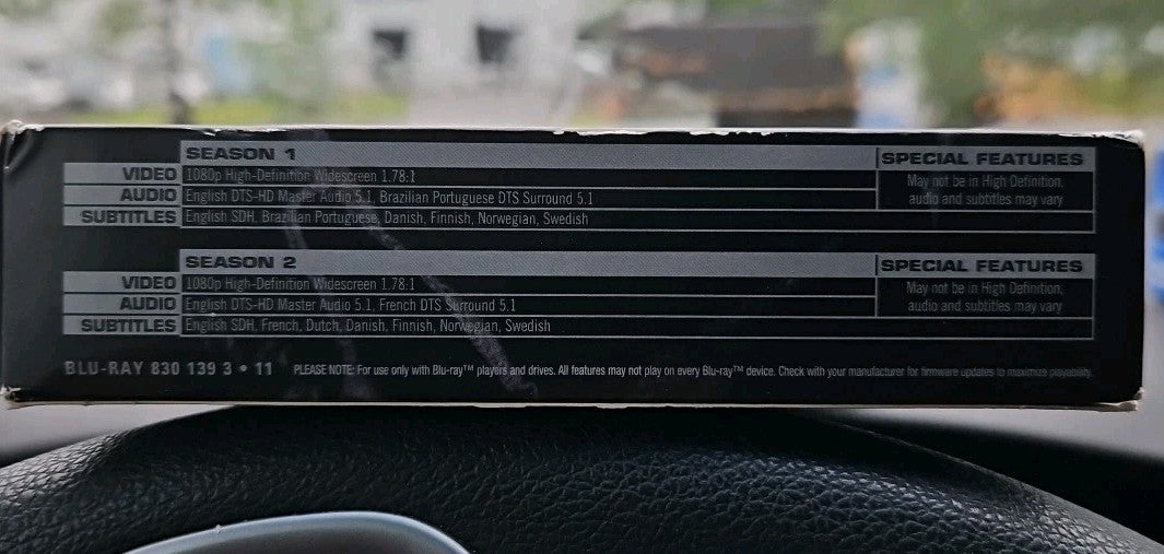 Bates Motel: Seasons One & Two (4-DISC BOX SET) [Blu-Ray] [Region Free] Tested