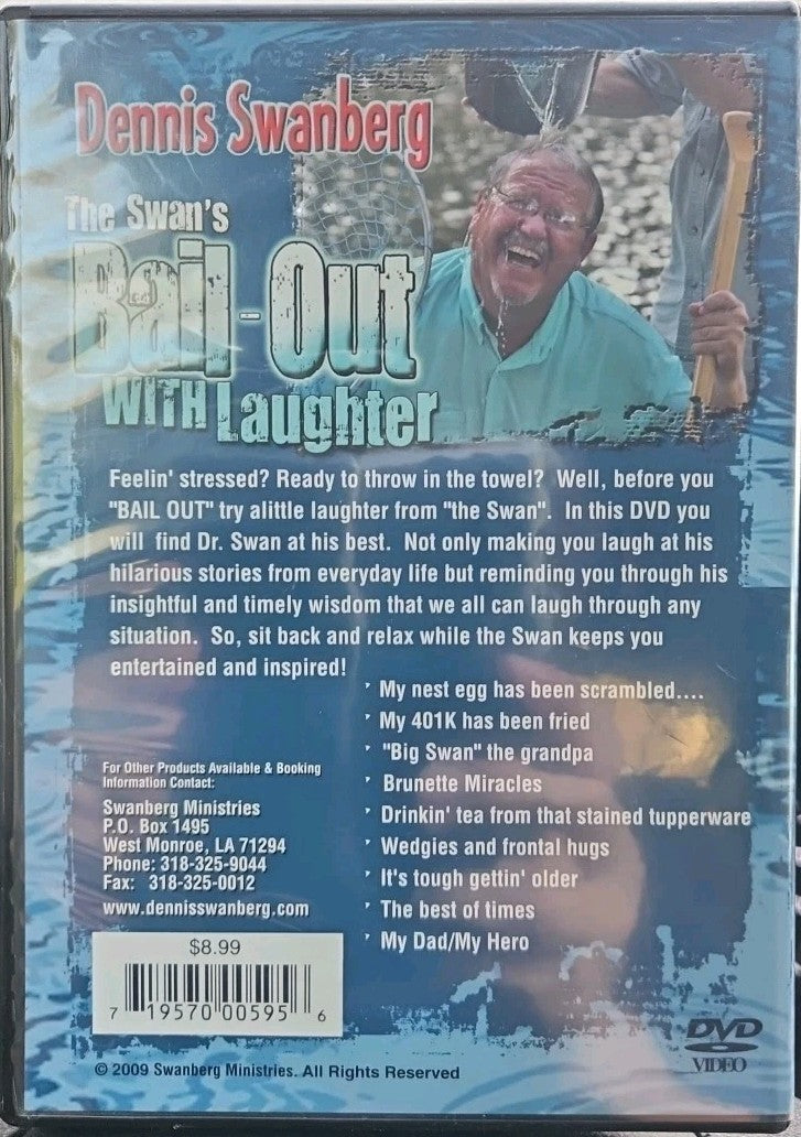 DENNIS SWANBERG The Swan's Bail Out With Laughter (DVD, 2009) New Sealed