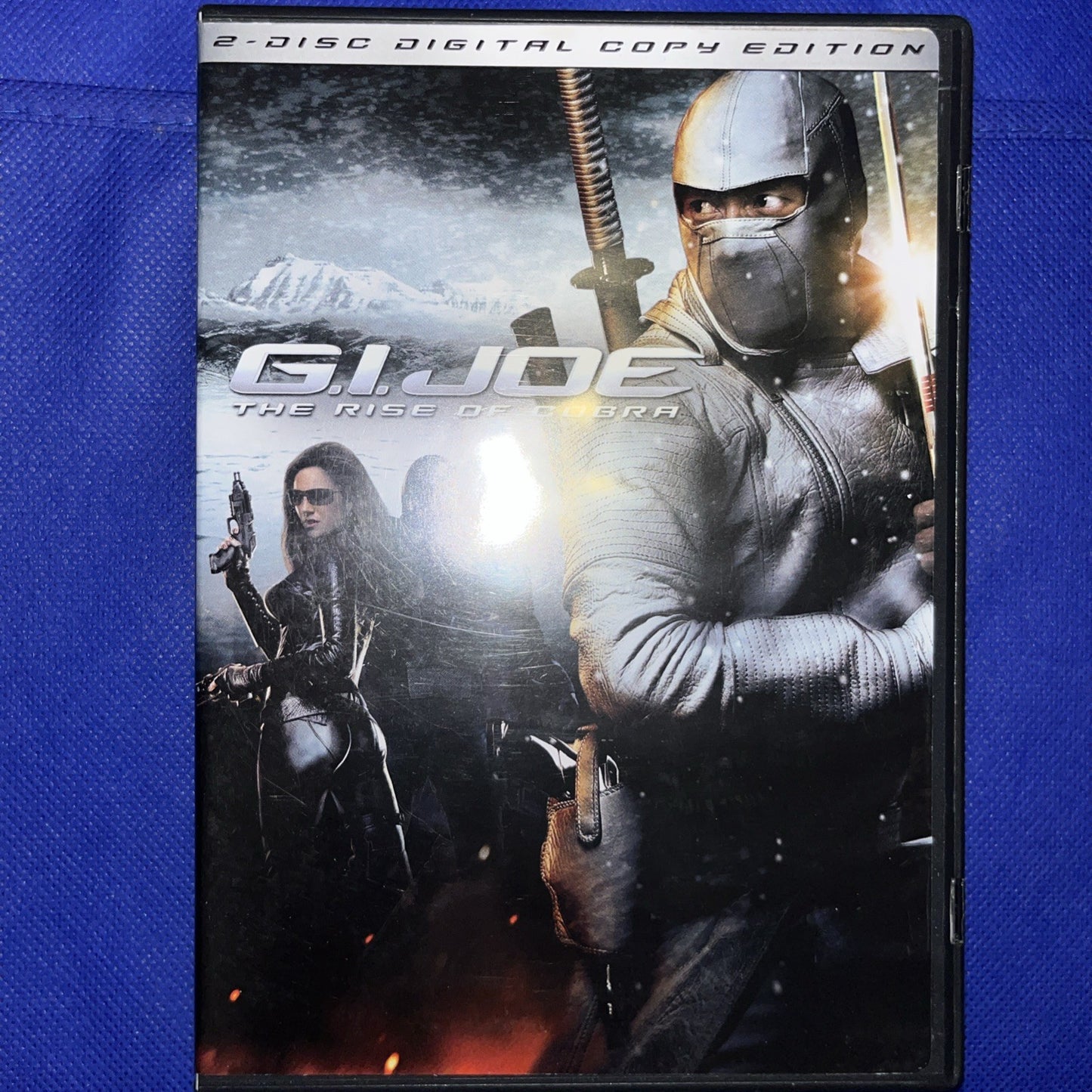 G.I. Joe: Rise (DVD) Single Double Sided Disc Only. Missing  3D Disc.