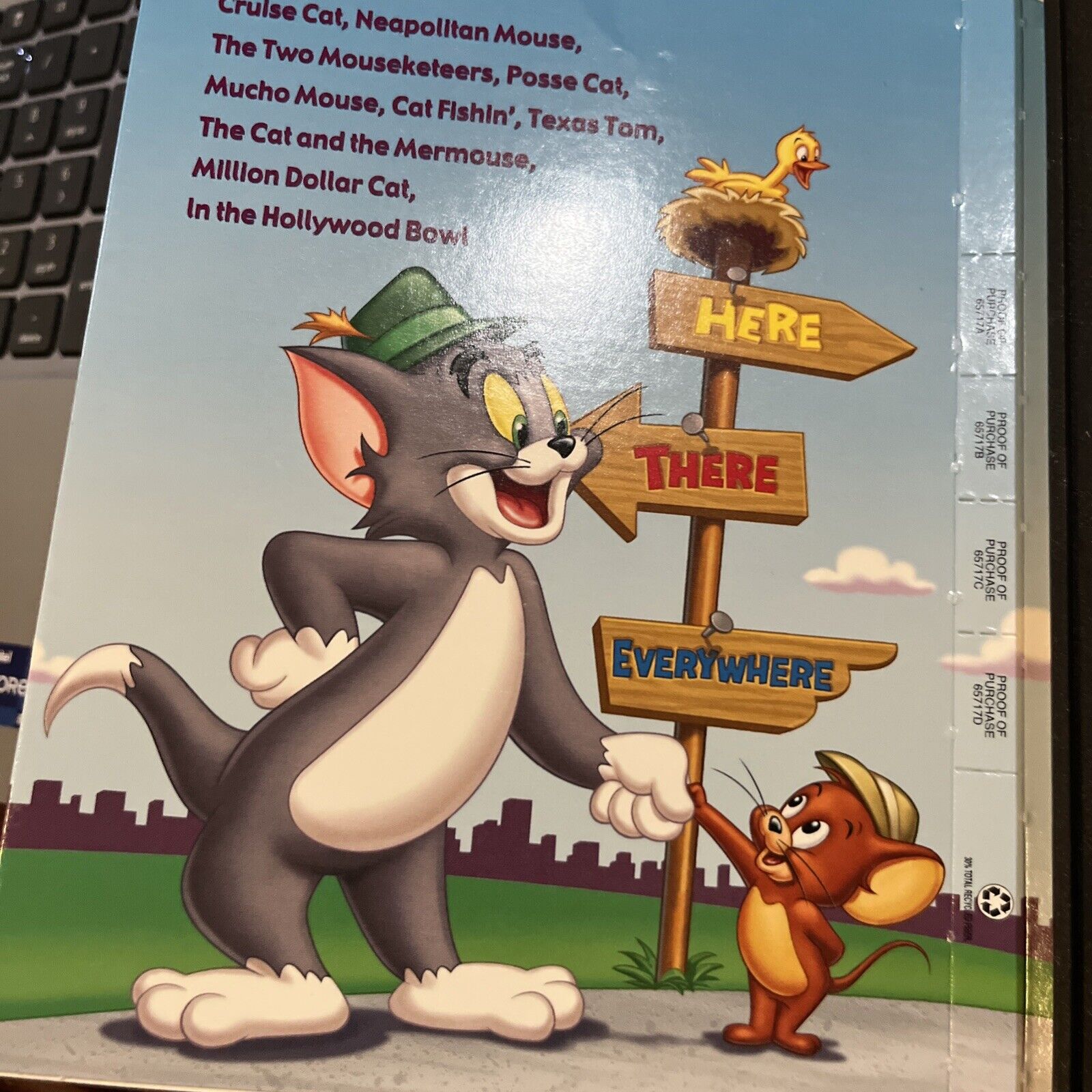 Tom and Jerry: Whiskers Away! (10 Cartoons) (DVD) Tested.