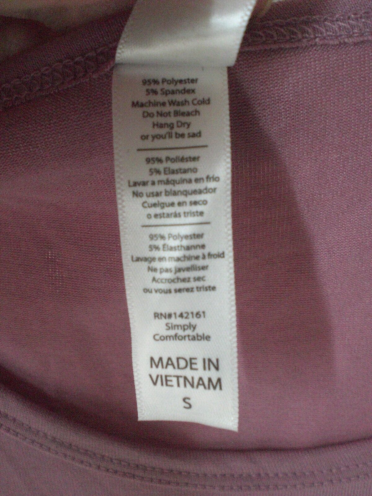 LuLaRoe Classic T Shirt Top Blouse Hi Lo Tunic Mauve Pink Solid SMALLNWT