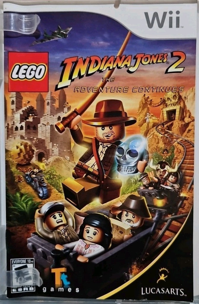 LEGO Indiana Jones 2: The Adventure Continues (Wii) Tested. No Scratches