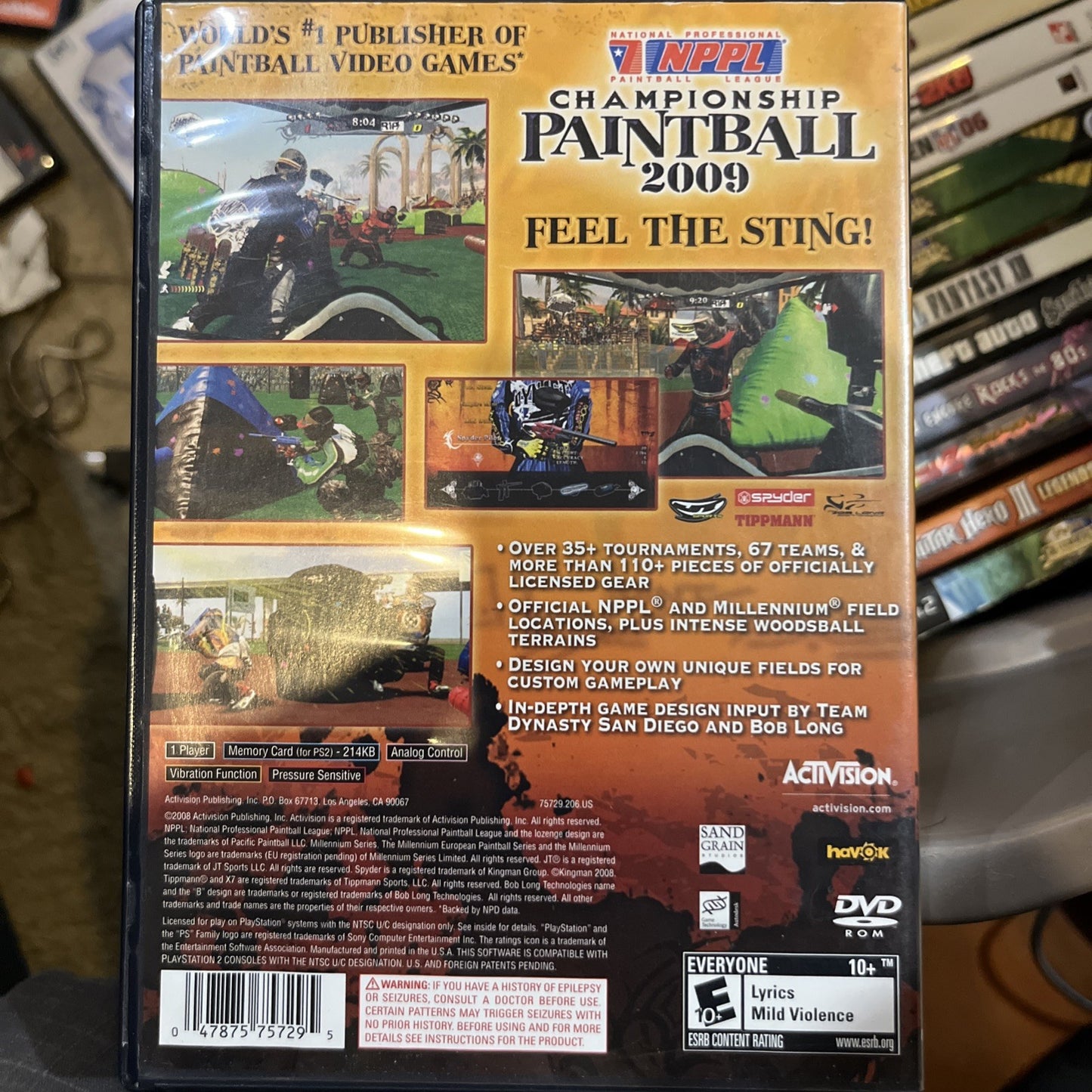NPPL Championship Paintball 2009 (Sony PlayStation 2, 2008) CIB