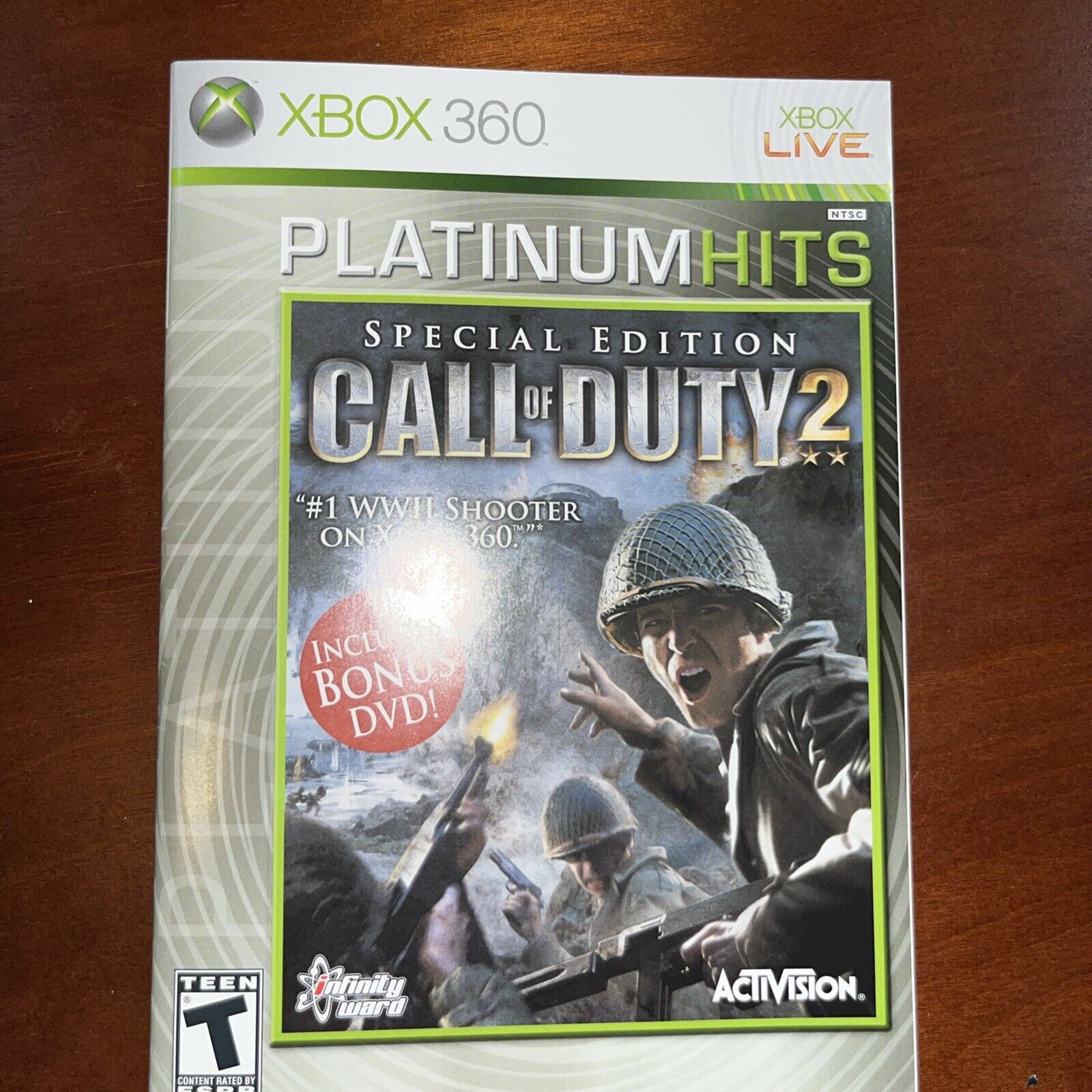 Call of Duty 2 - Platinum Hits - Special Edition - No Bonus DVD. New Case.