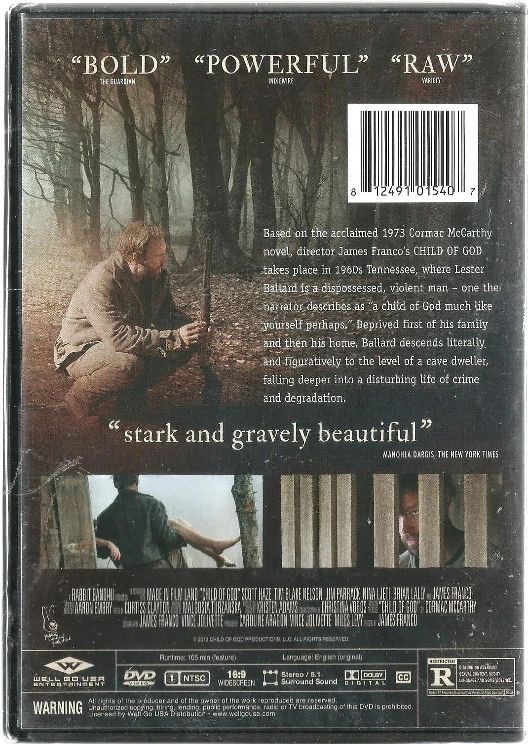 CHILD OF GOD (DVD 2014)  New