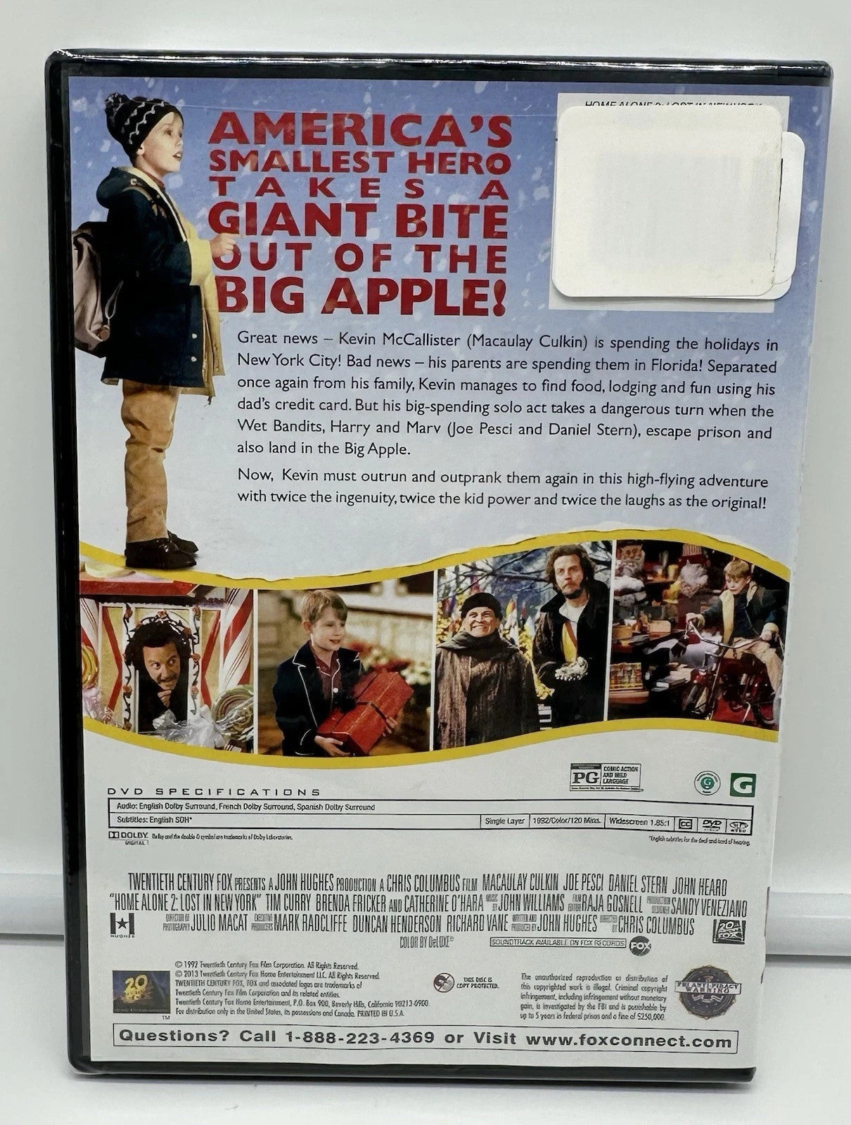 Home Alone 2: Lost in New York (DVD, 1992)