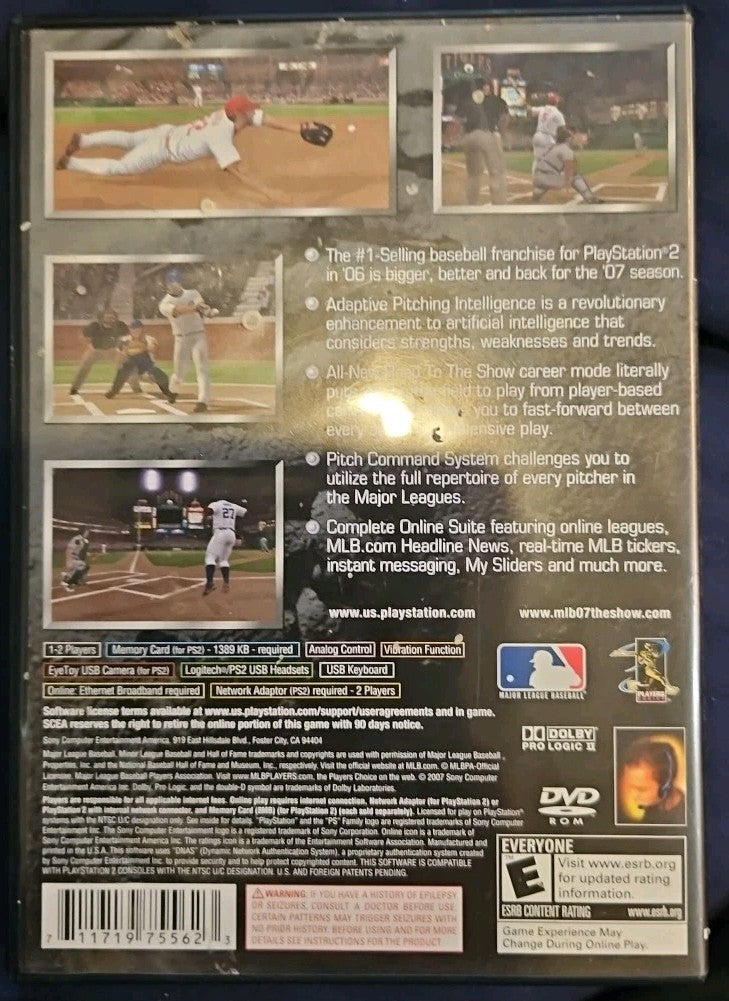 MLB 07: The Show (Sony PlayStation 2, 2007)