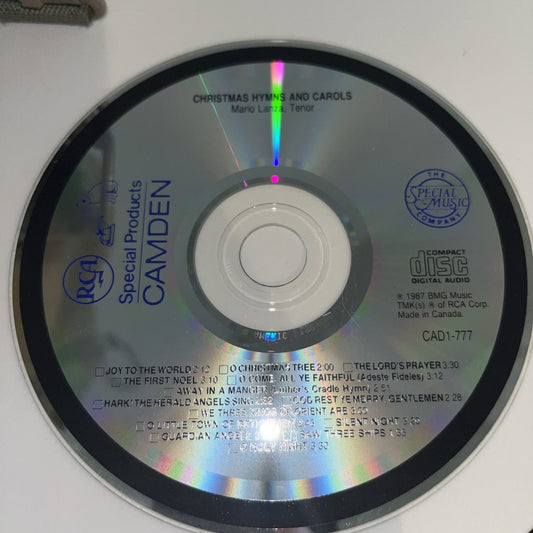 Mario Lanza - Christmas Hymns And Carols (CD) Disc Only