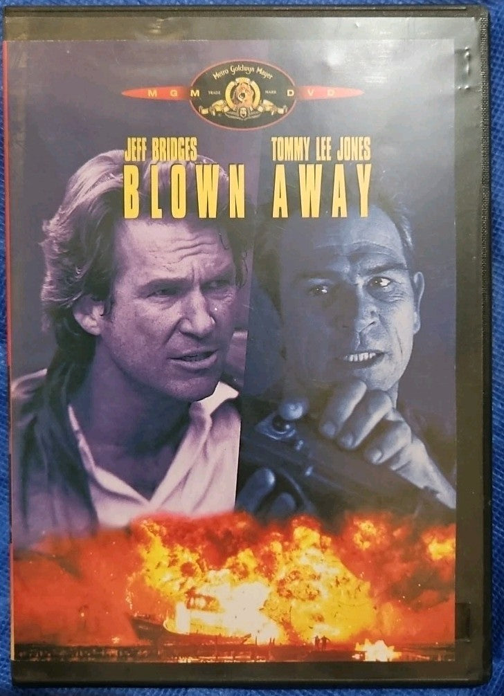 Blown Away (DVD, Standard & Letterbox Movie Time) Artwork Cut. Tested. Slimcase