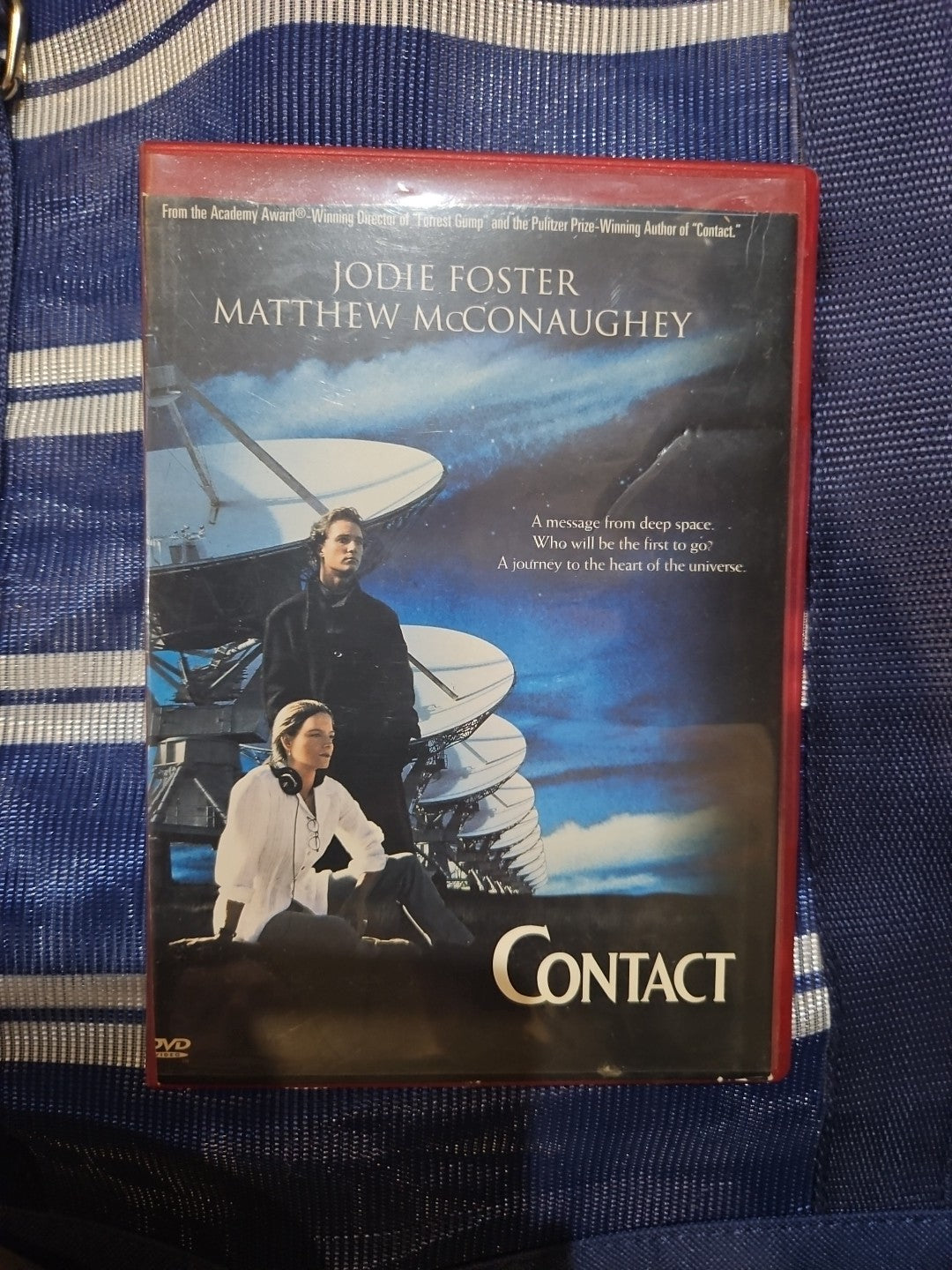 Contact (DVD, 1997) Slim case tested cropped artwork.