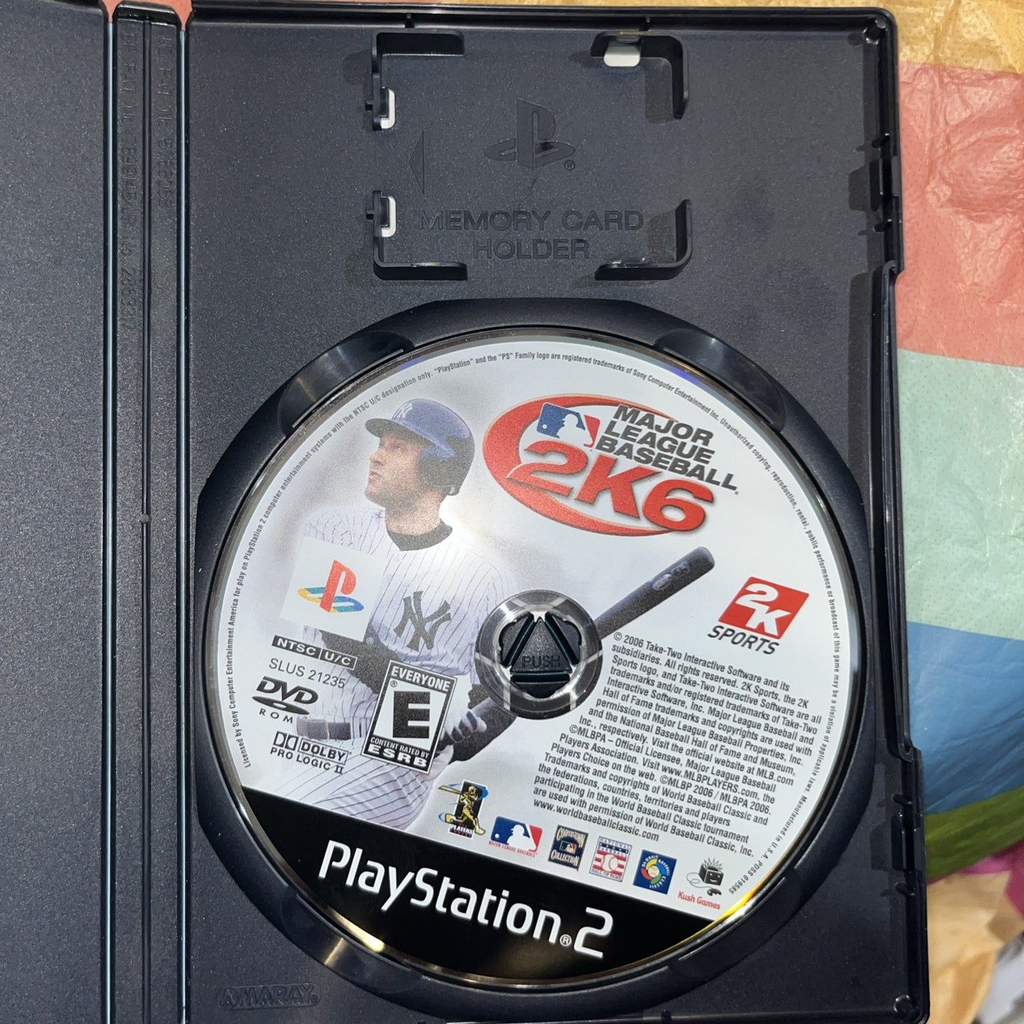 Major League Baseball 2K6 (Sony PlayStation 2, 2006) Tested. No Manual. See Pics