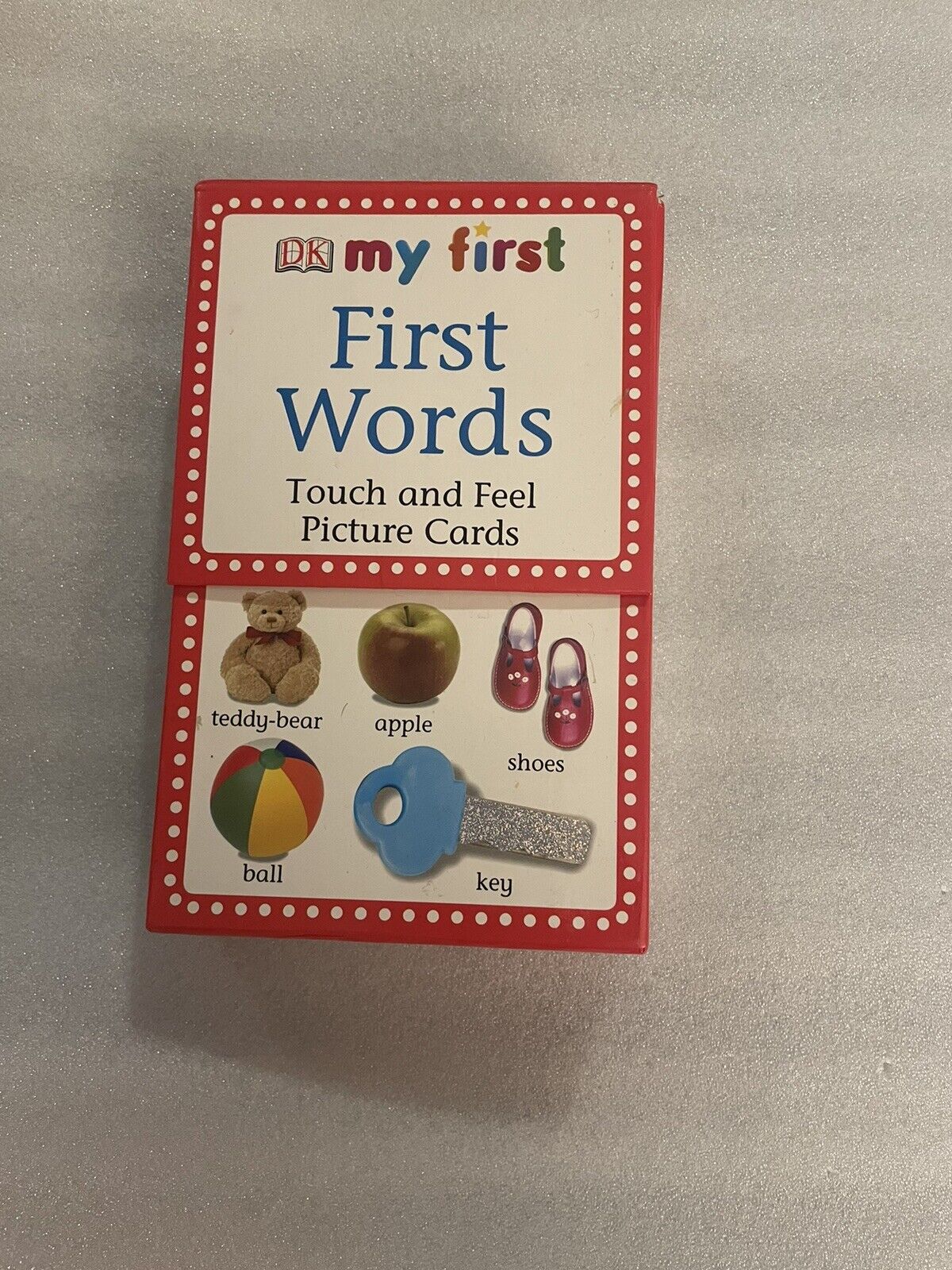 First Words Touch and Feel Picture Cards 16 Cards