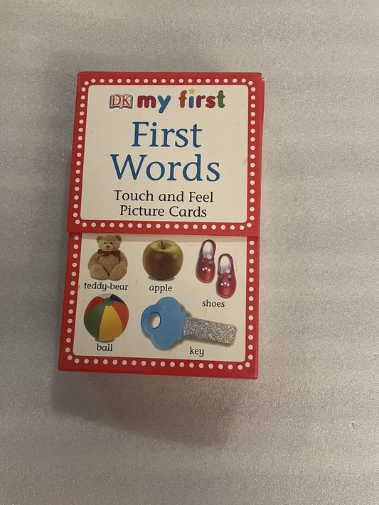 First Words Touch and Feel Picture Cards 16 Cards