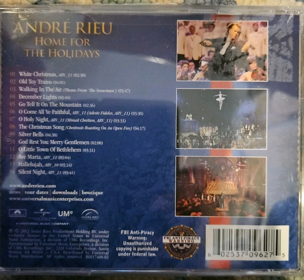 Home for the Holiday by Rieu, Andre (CD, 2012) New