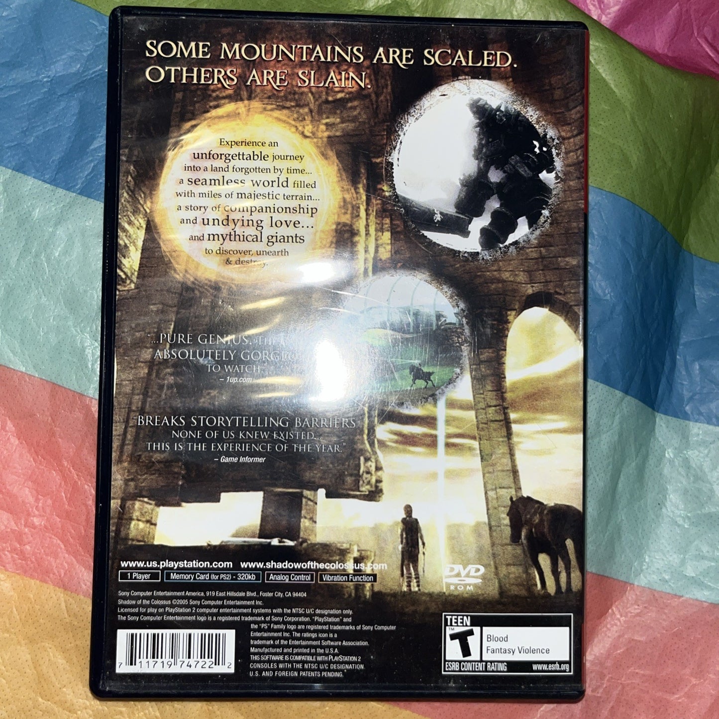 Shadow of Colossus (PS2)  Tested. Manual + Reg Card +