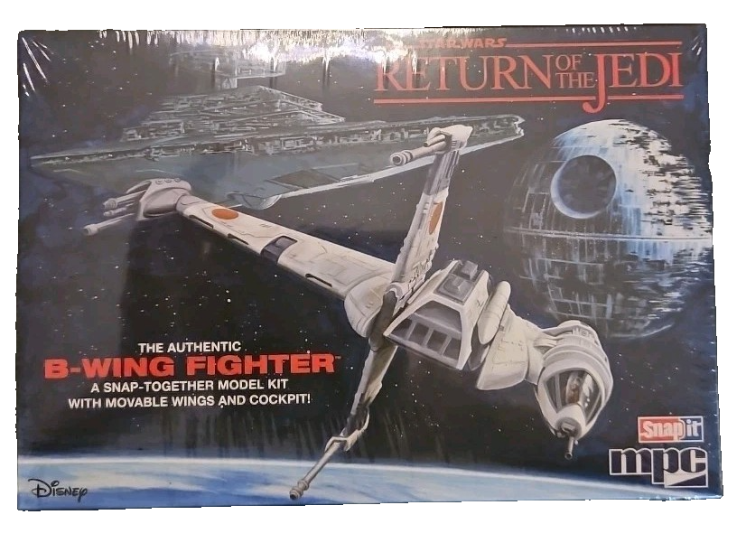 MPC Star Wars: Return of The Jedi B-Wing Fighter (Snap) 1:144 Scale Model Kit
