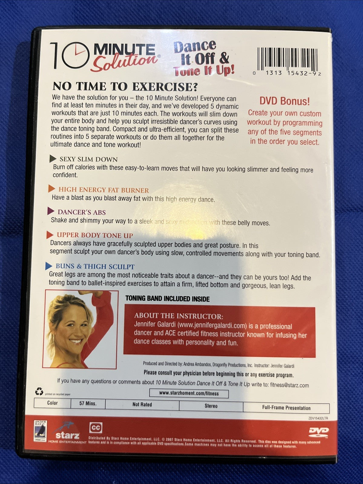 10 Minute Solution: Dance It Off & Tone It Up (DVD) NO BAND!  Tested.