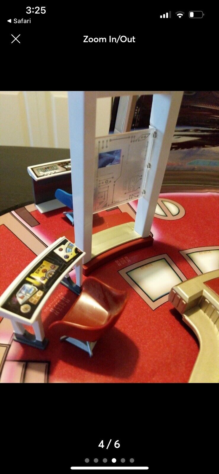 Star Trek USS Enterprise Bridge Playset with Captain Kirk & Old Spock Figure