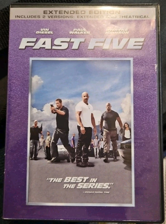Fast Five (DVD, 2011, Rated/Unrated) New Sealed