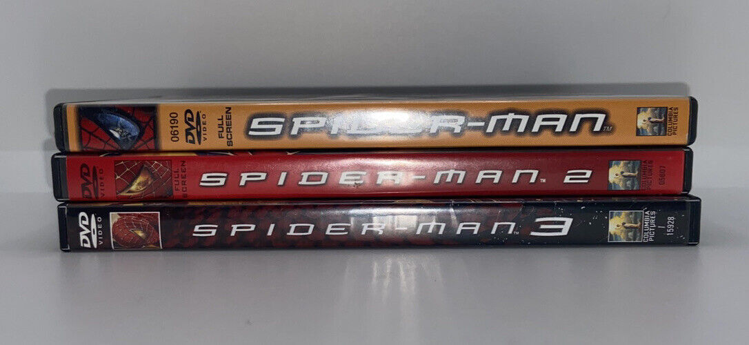 Spider-Man 1, 2, 3 (DVD, 2007, 3-Disc Set)