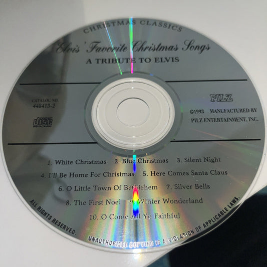 Elvis’ Favorite Christmas Songs (CD) Disc Only