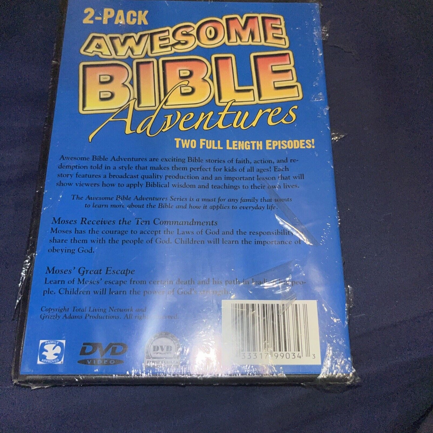 Awesome Bible Adventures: Moses Receives the Ten Commandments & Mose  DVD