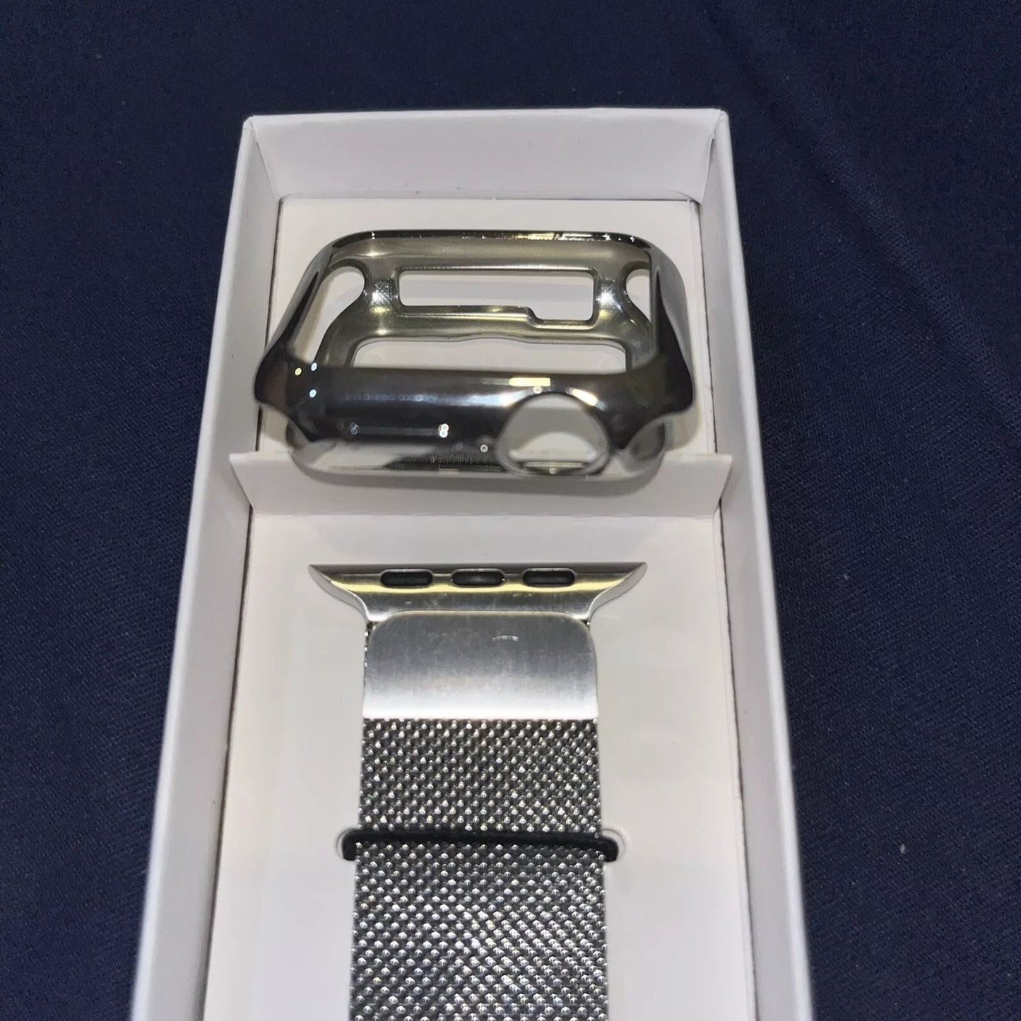 Band and Silicon Cover fits Apple Watch 38/40/41mm Series 1,2,3,4,5,6