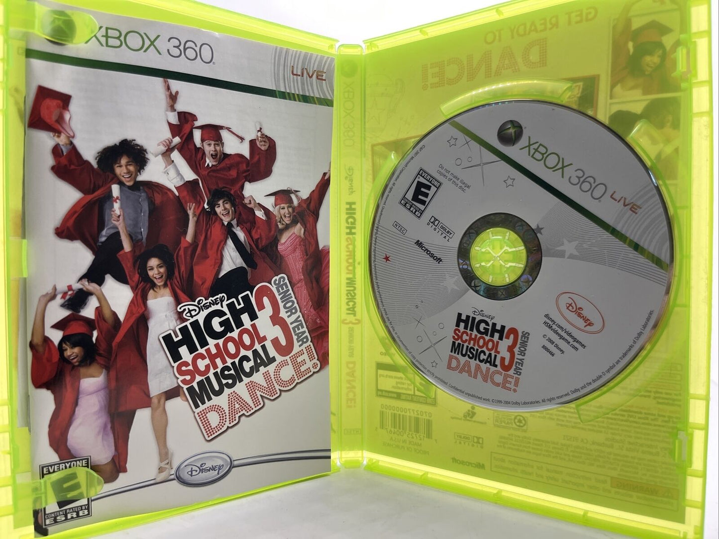 High School Musical 3: Senior Year Dance (Microsoft Xbox 360, 2008)
