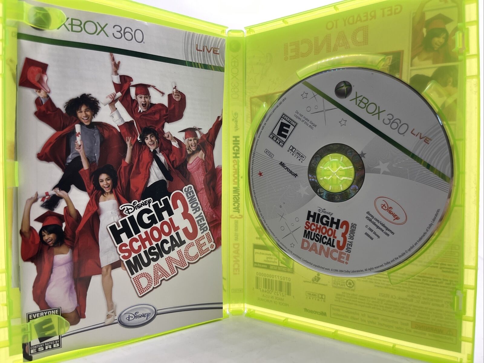 High School Musical 3: Senior Year Dance (Microsoft Xbox 360, 2008)