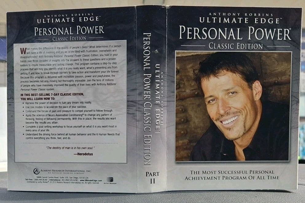 Anthony Robbins3 Part Set 22 CDs Inner Strength Get the Edge Personal Power