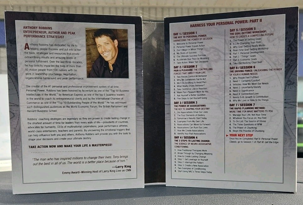 Anthony Robbins3 Part Set 22 CDs Inner Strength Get the Edge Personal Power