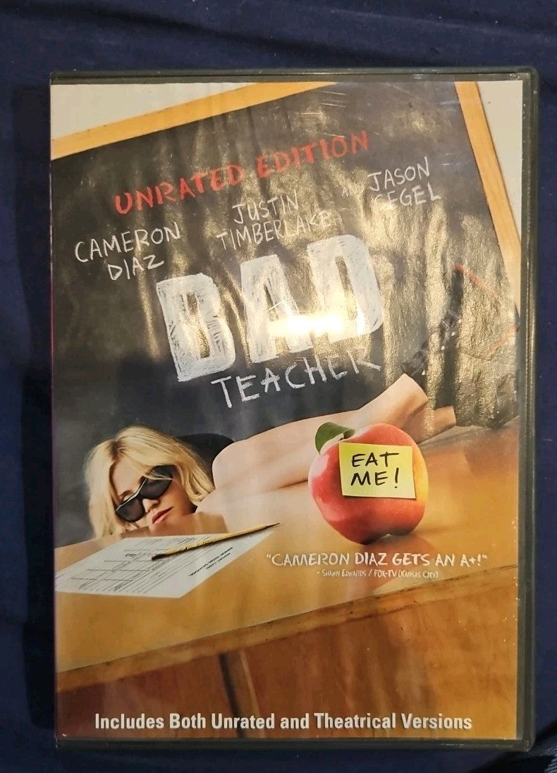 Bad Teacher (DVD, 2011) Moisture Damage On Artwork. Tested