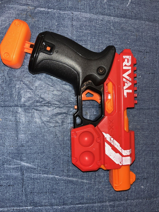 Nerf XX-100 Rival Pull Cocked Shingle Shot Pistol With Chamber Switched Access