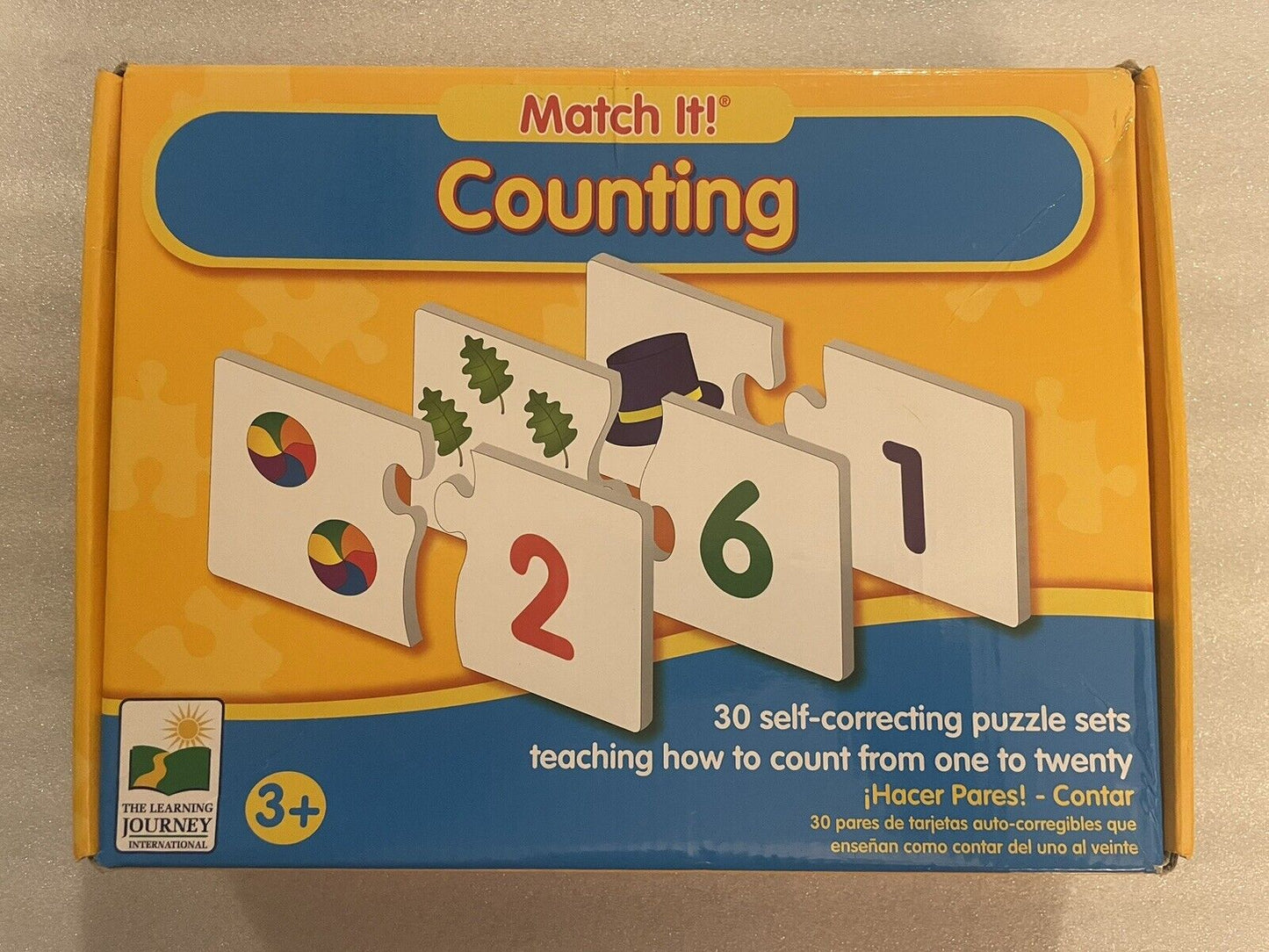 Learning Journey: Match It! Counting 30 Piece Self-Correcting Number Puzzle