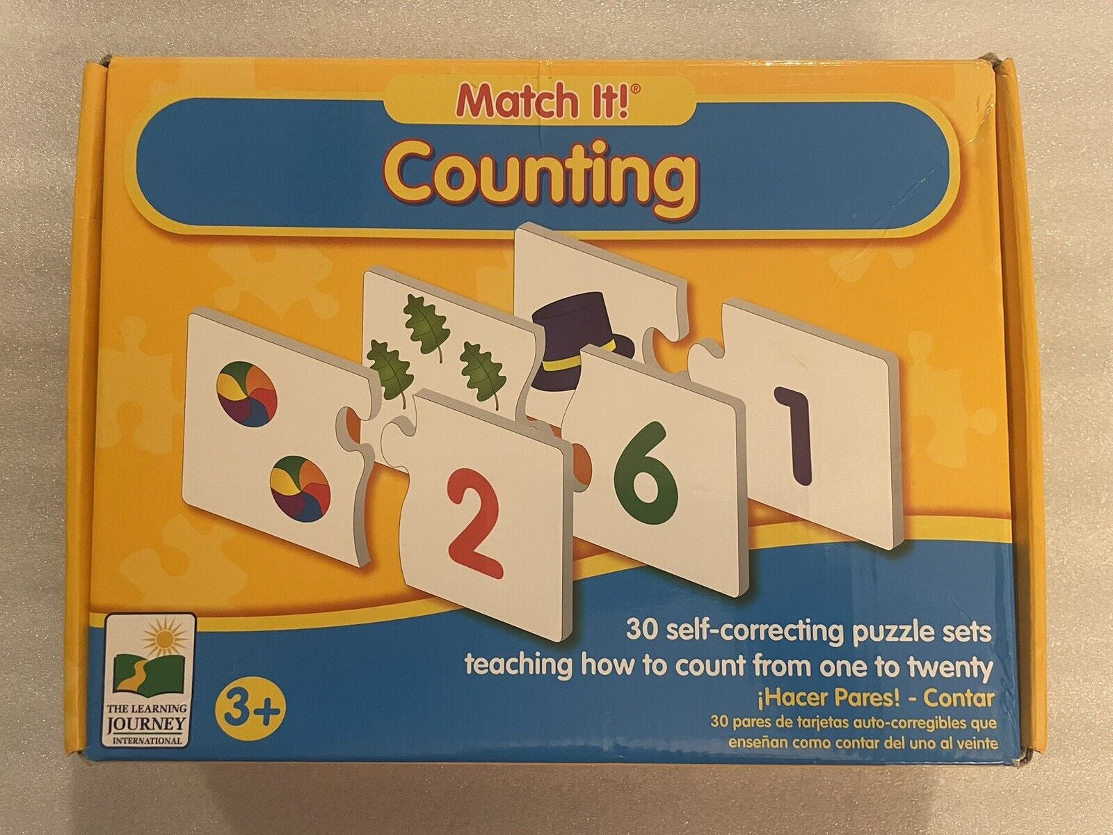 Learning Journey: Match It! Counting 30 Piece Self-Correcting Number Puzzle