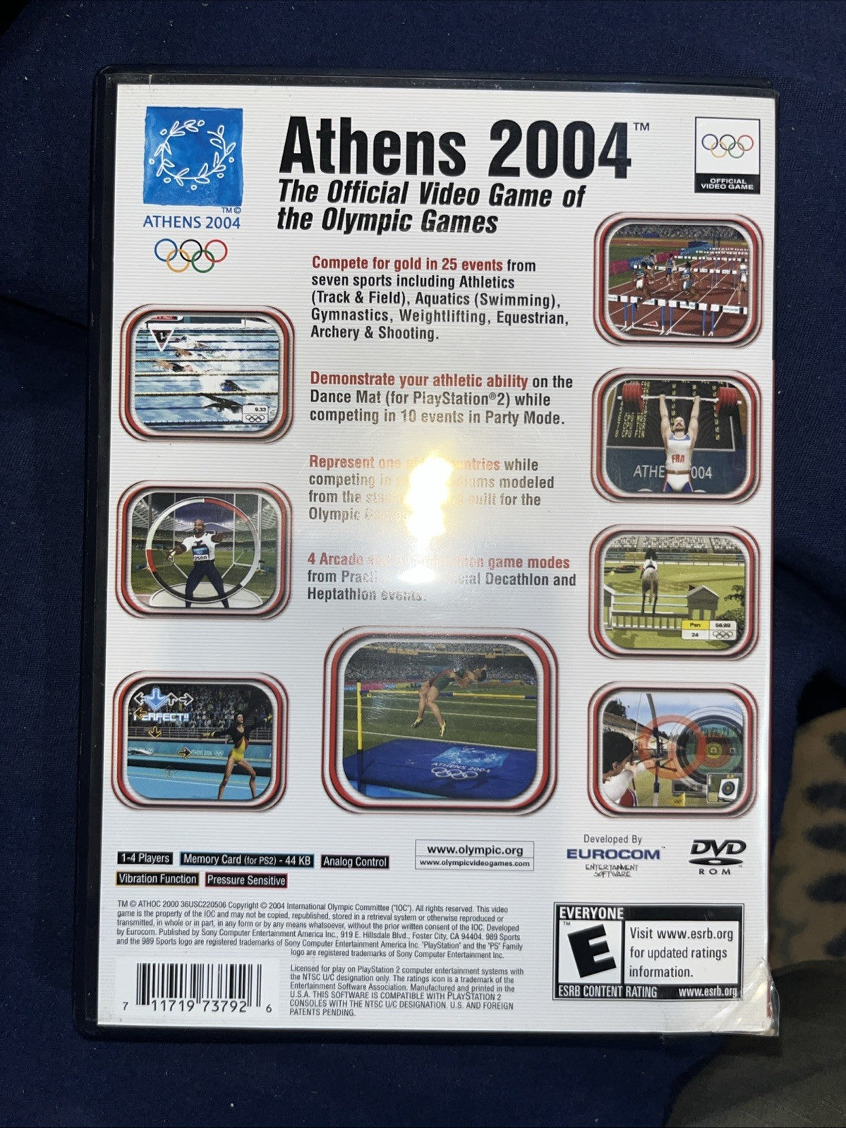 Athens 2004 (PS2) Original Case + Manual + Tested Disc