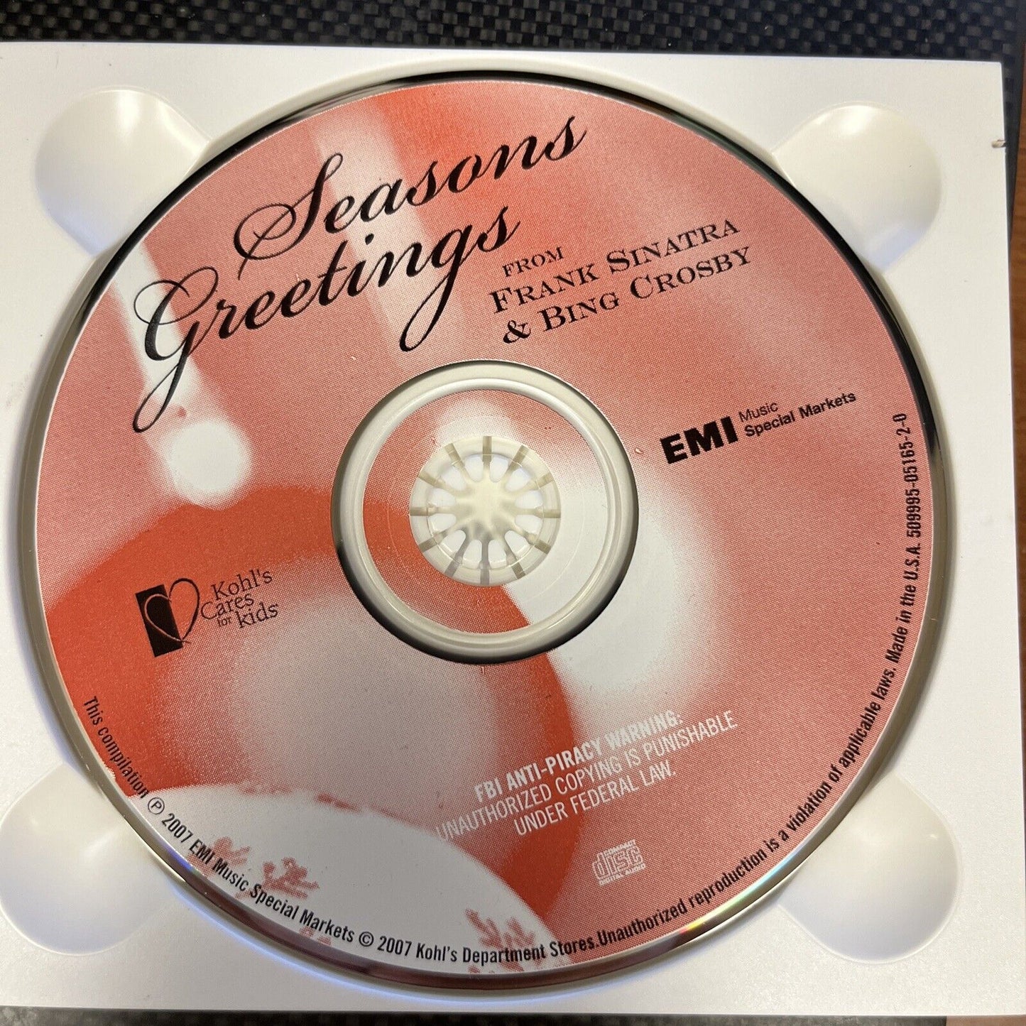Seasons Greetings from Frank Sinatra & Bing Crosby Christmas CD