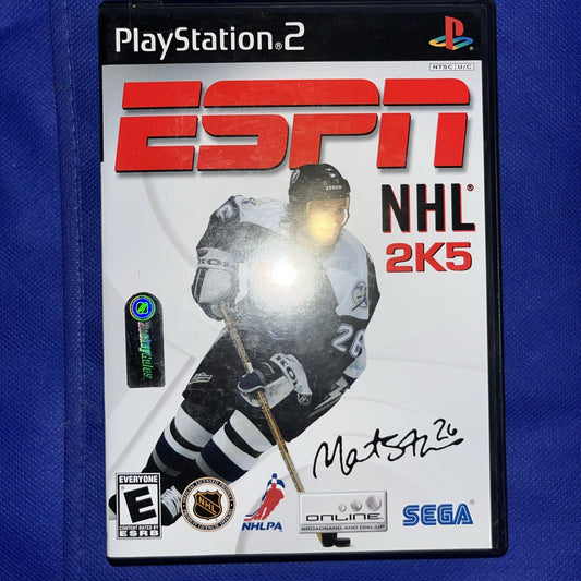 ESPN NHL 2K5 (PS2)  Original Case + Manual + Tested Disc