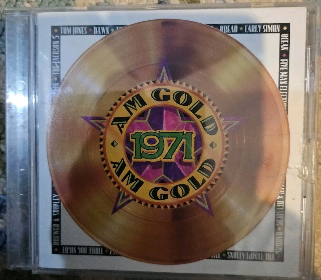 AM Gold 1971 (CD, 1990 Time Life) Artwork Damage. Tested