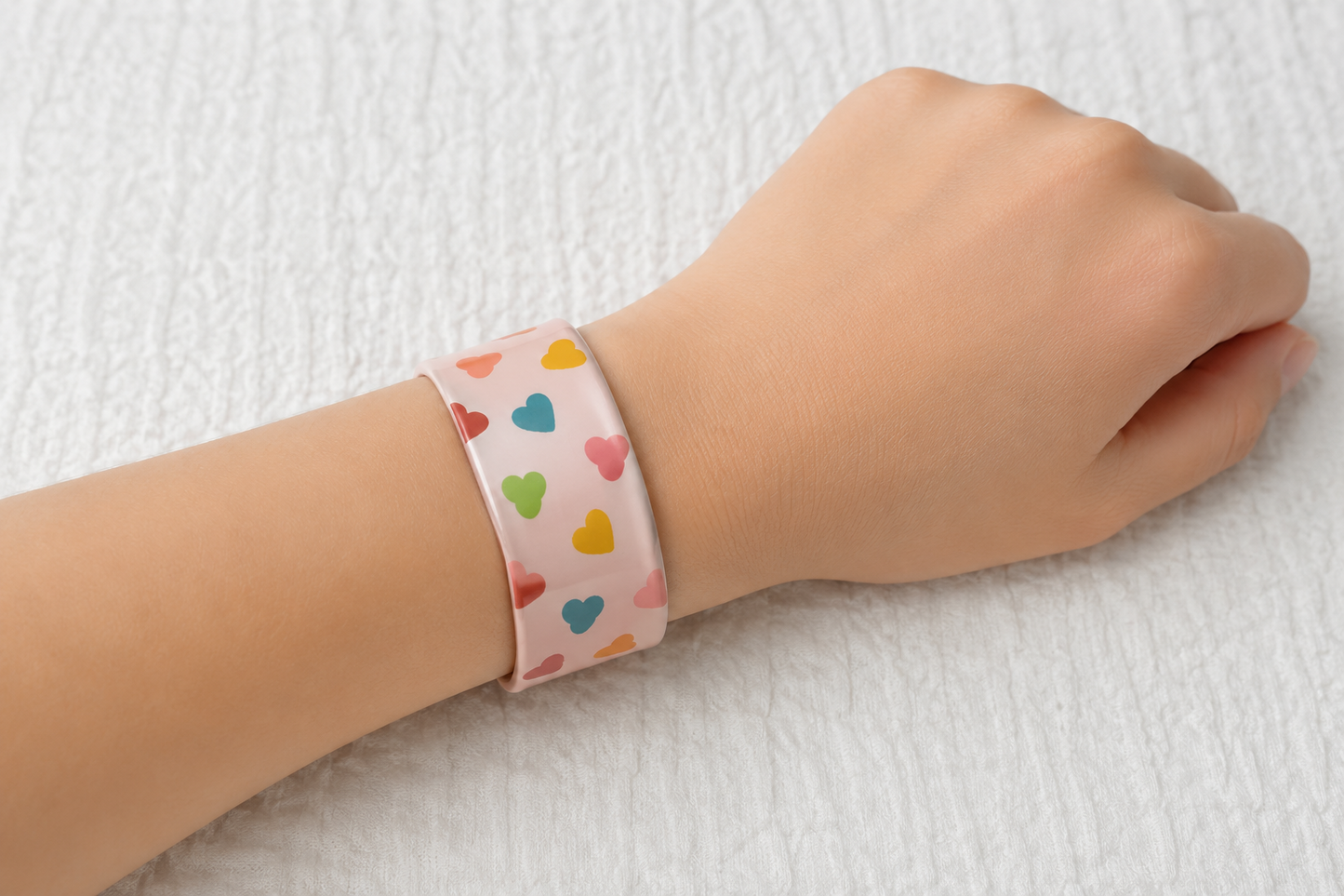 Slap Band Slap Bracelet  Vinyl Coated