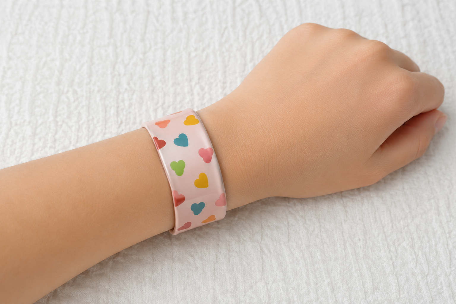 Slap Band Slap Bracelet  Vinyl Coated