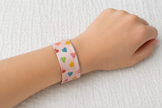 Slap Band Slap Bracelet  Vinyl Coated
