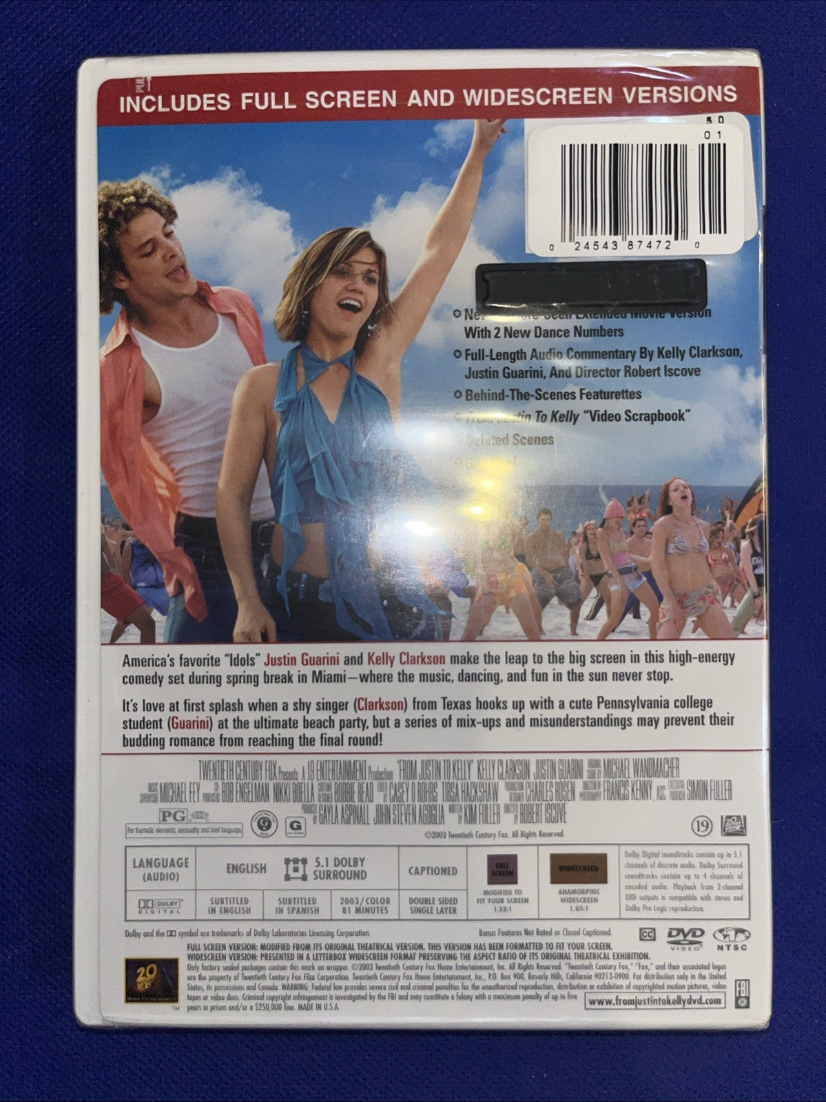 From Justin to Kelly (DVD, 2003, Special Edition)