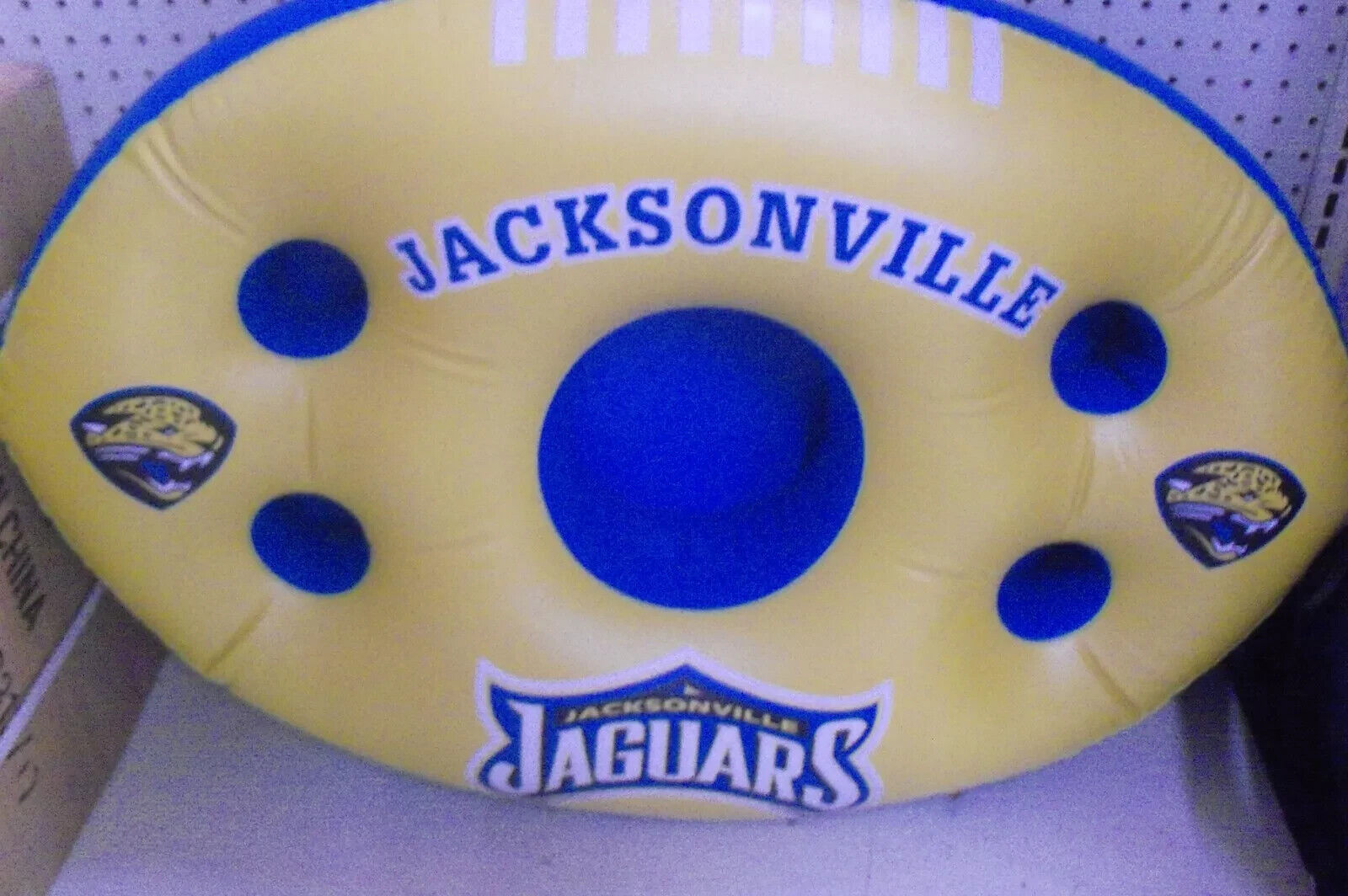 Jacksonville Jaguars NFL Inflatable 20" X 32" Floating Pool Bar - BRAND NEW