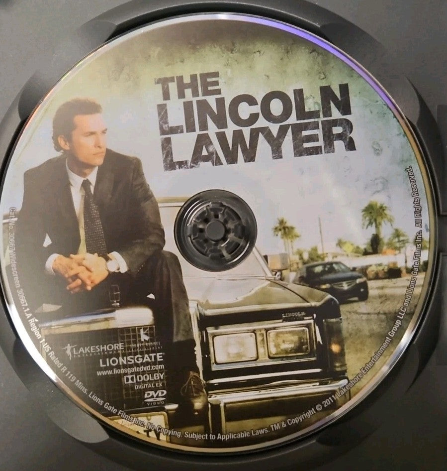 The Lincoln Lawyer (DVD, 2011) Tested. No Scratches. 