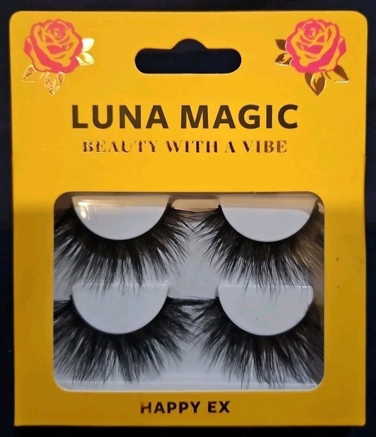 Luna Magic Beauty With A Vibe ~ False Eyelashes ~ Happy Ex  ~ NEW